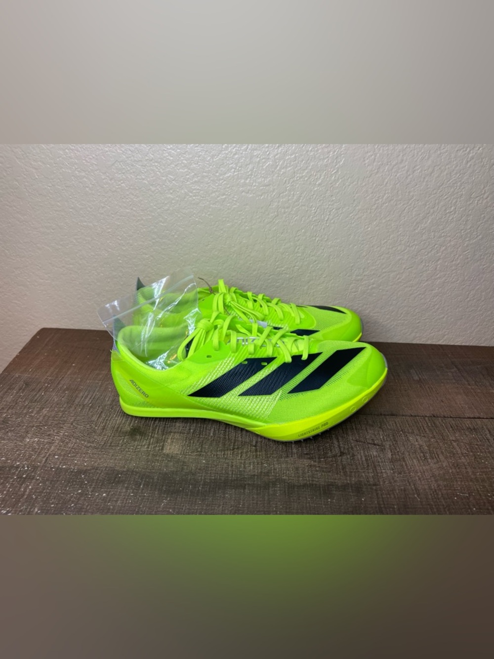 Adidas Adizero Finesse Running Spikes “Lucid Lemon” 
- Size 7.5 Men / 8.5 Women.